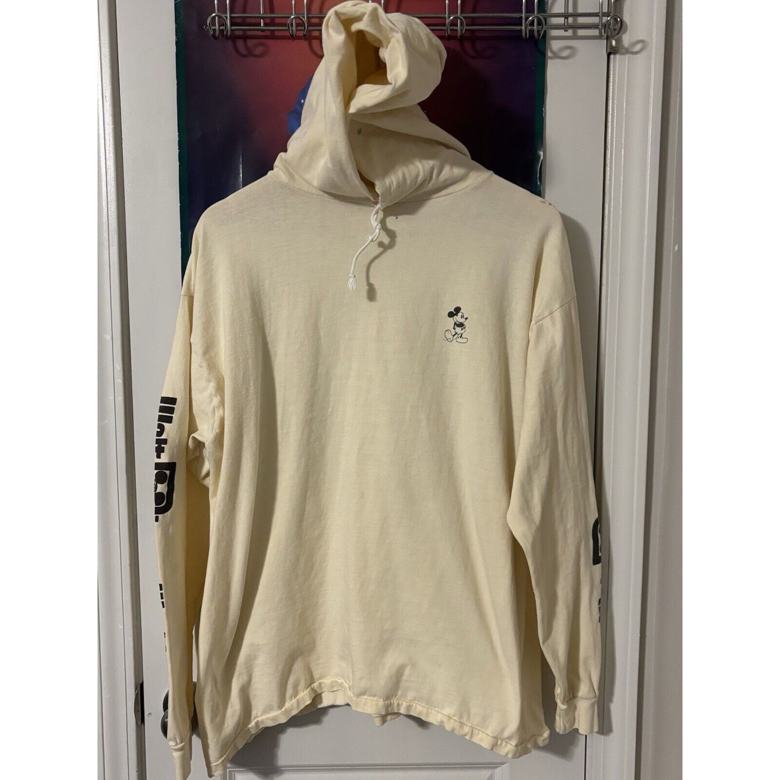 Other Vintage 70s 80s disney world tan beige spellout hoodie Sz XL Size US XL / EU 56 / 4 - 1 Thumbnail