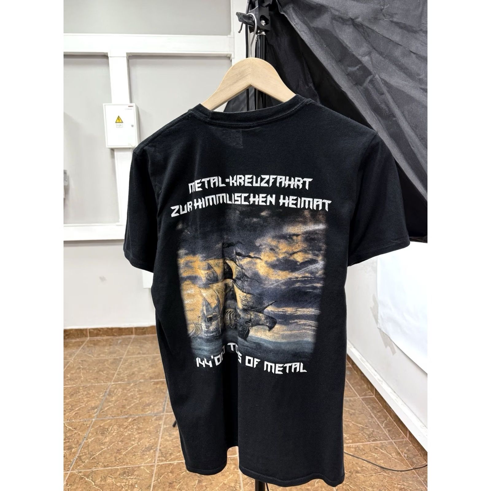 Gildan VINTAGE Metal Church Heavy Thrash Metal T-Shirt Rare Retro Size M Mens Black T-Shirt Thrash Metal Retro Gildan Vintage Shirt Size US M / EU 48-50 / 2 - 2 Thumbnail