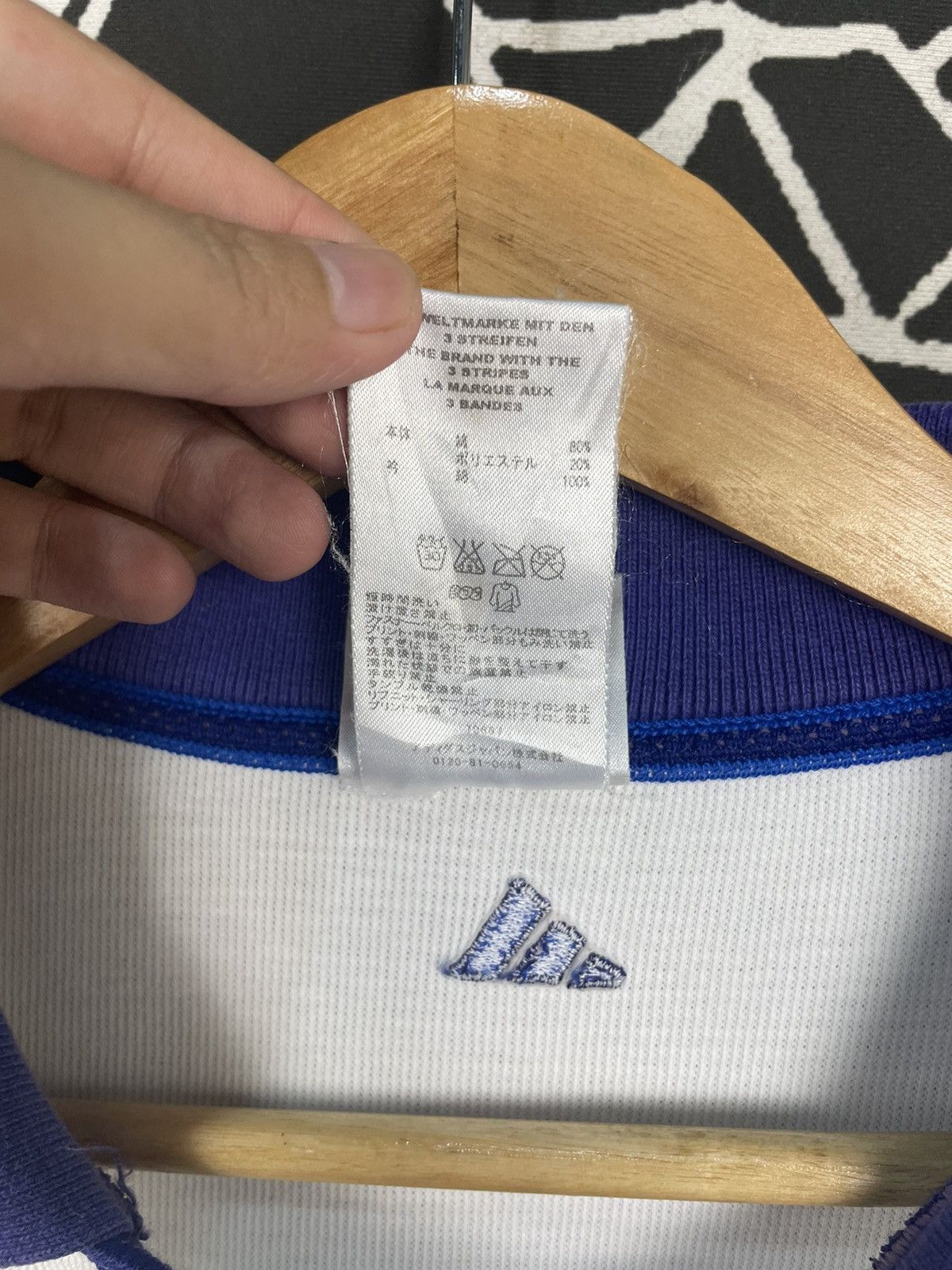 Adidas Vintage Adidas Polo Size US L / EU 52-54 / 3 - 8 Thumbnail