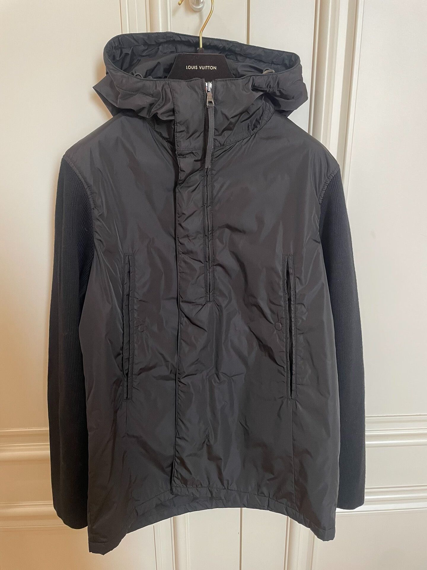 Prada Prada Men's Hooded Padded Jacket Size US M / EU 48-50 / 2 - 1 Thumbnail