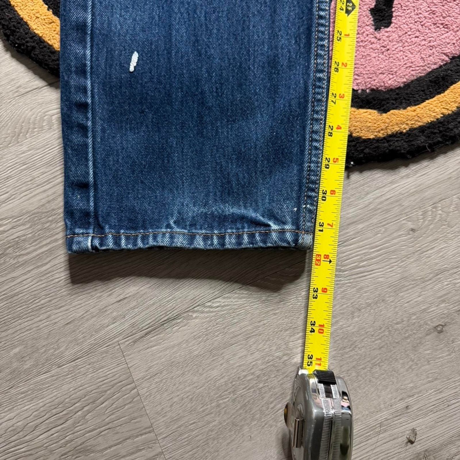Levi's Levi’s Strauss 505 Regular Straight Fit Denim Jeans 34x34 Size US 34 / EU 50 - 5 Thumbnail