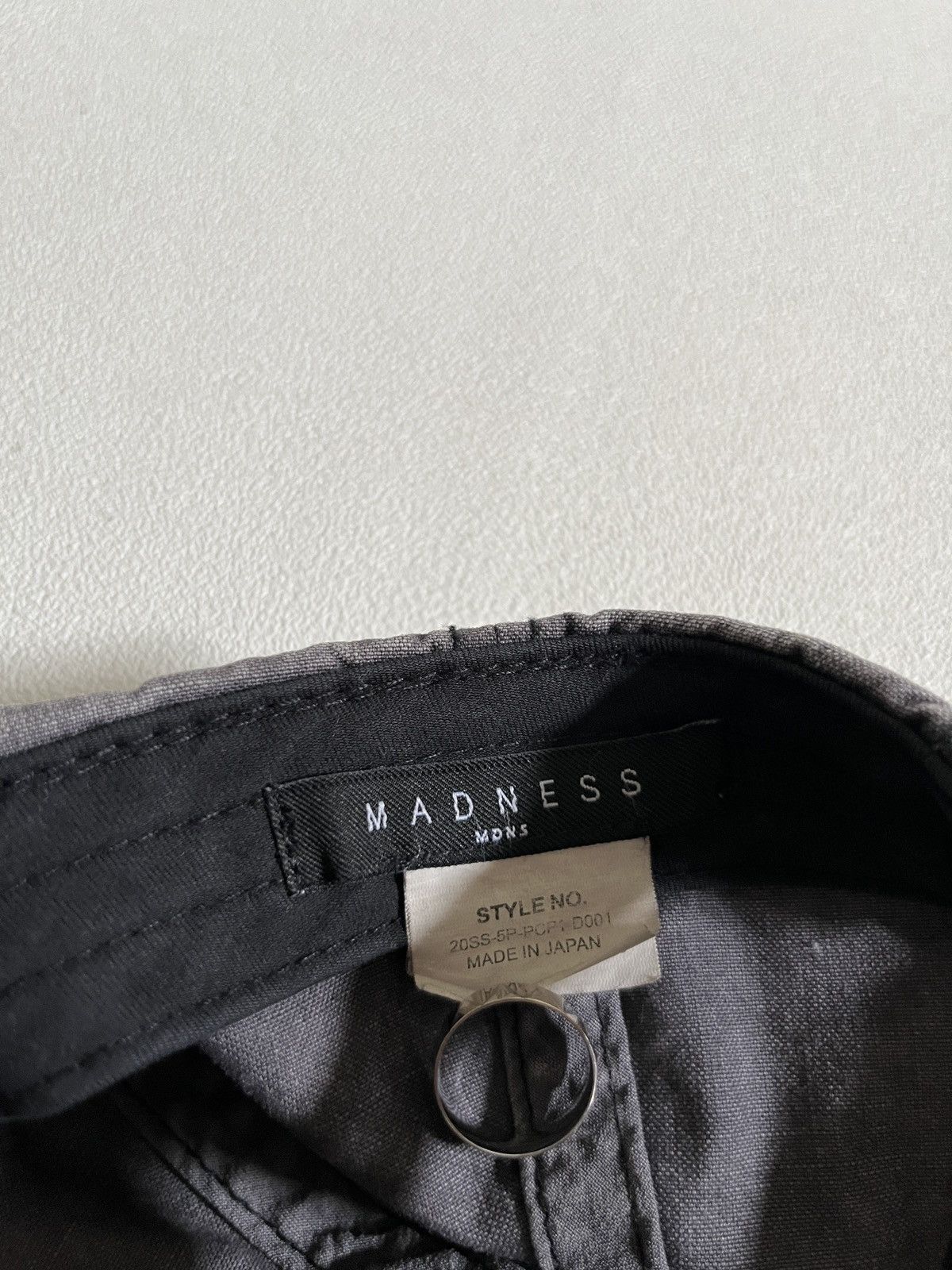 Madness Madness Washed Aging 6 Panel Cap Size ONE SIZE - 8 Thumbnail
