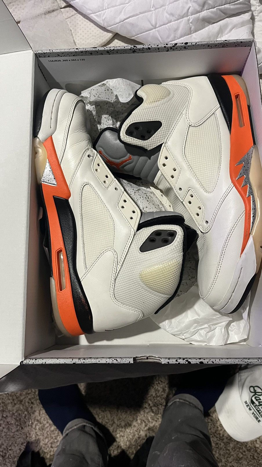 Jordan Brand Jordan 5 shattered backboard // Blaze orange Size US 12 / EU 45 - 1 Thumbnail