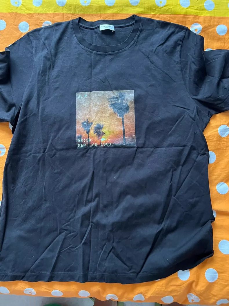 Saint Laurent Paris Saint laurent paris short sleeves 2506-Nextarrow Size US XL / EU 56 / 4 - 1 Thumbnail