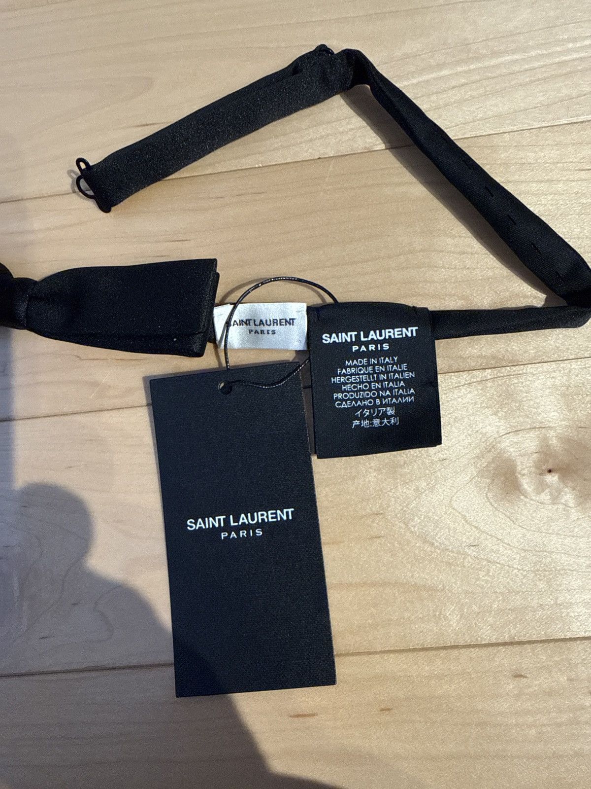 Saint Laurent Paris Saint Laurent Bow Tie Size ONE SIZE - 2 Thumbnail