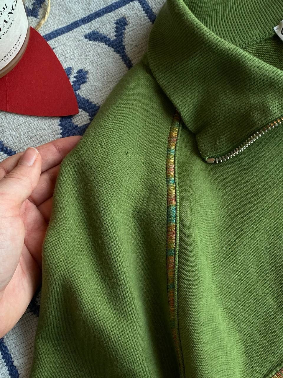 Missoni Missoni Cropped 1/4 Zip Pullover Size S / US 4 / IT 40 - 8 Thumbnail