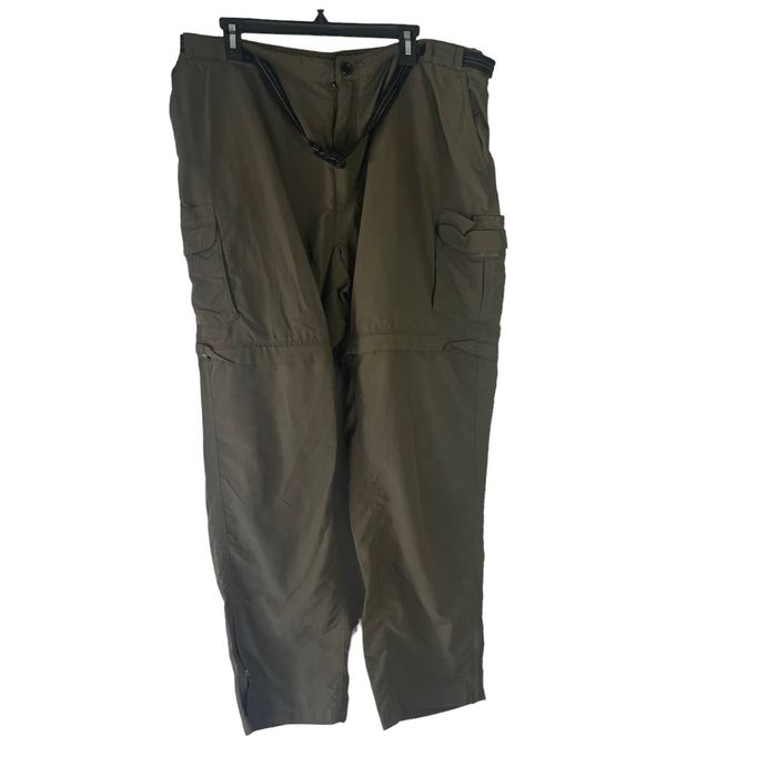 Other Magellan Sportswear Men's XXL Green Cargo Convertible Pants