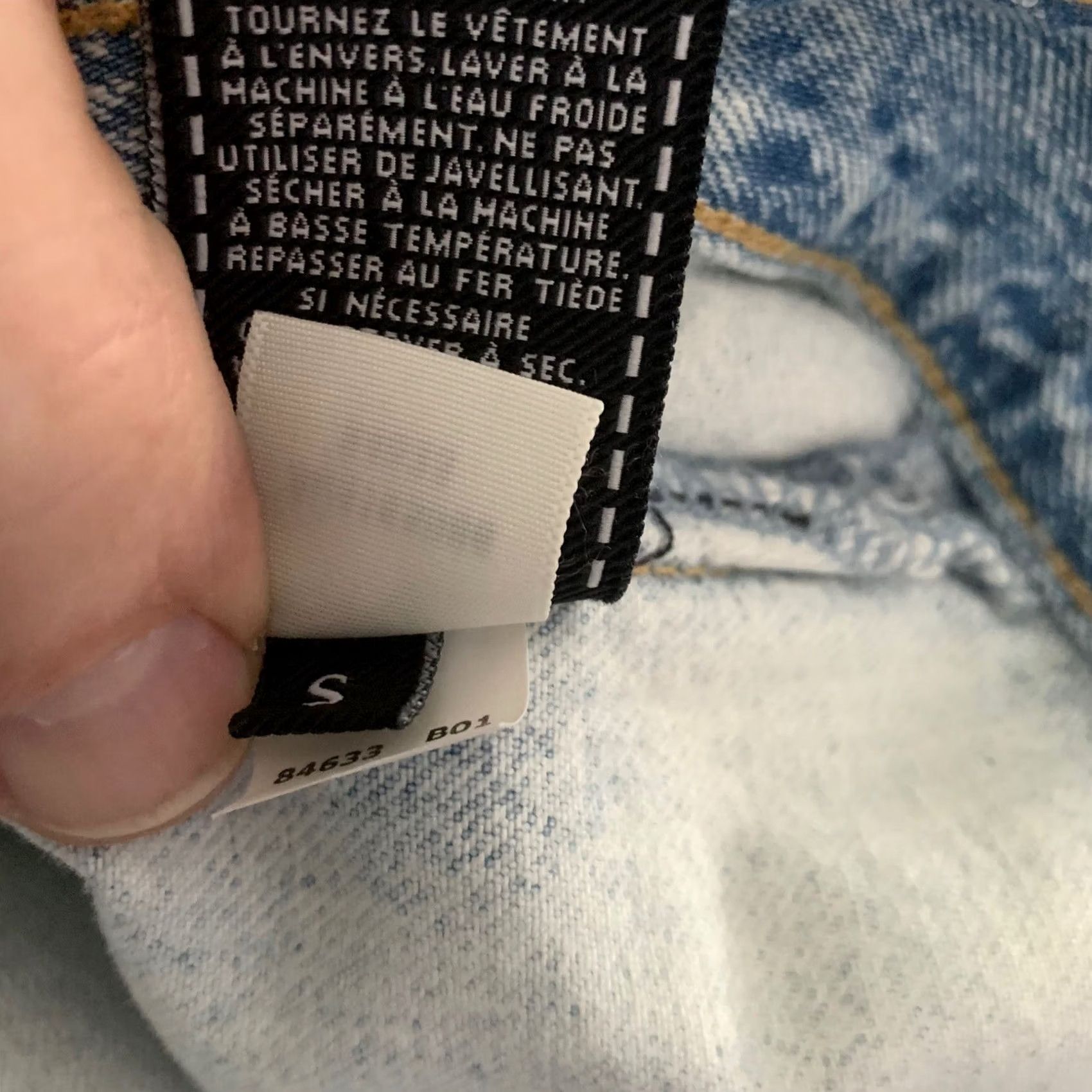 7 For All Mankind 7 For All Mankind Vest Womens Small Denim Two-Tone Jean Cutoff Italian Fabric Size 28" / US 6 / IT 42 - 6 Thumbnail