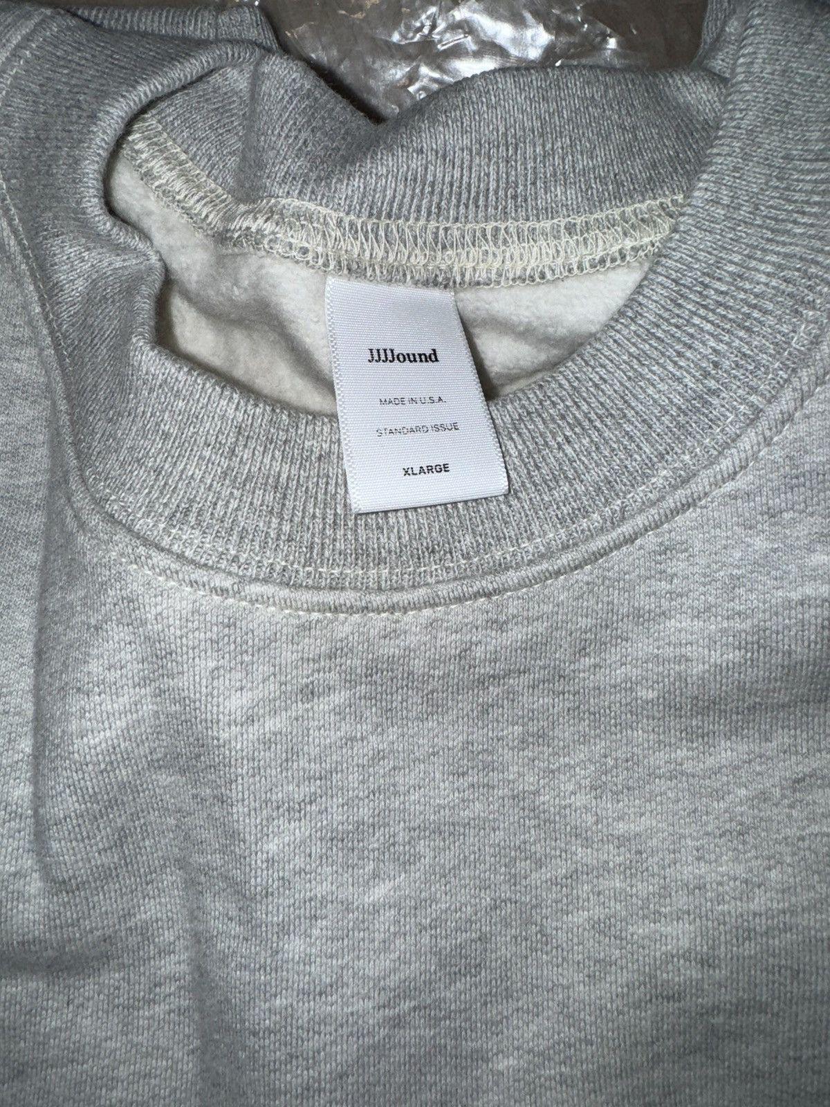 JJJJound JJJJound J/90 Crewneck Grey Size US XL / EU 56 / 4 - 4 Thumbnail