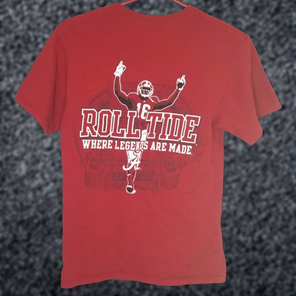 Champion Championship Champion Alabama Crimson Tide Red T Shirt Mens S Where Legends Are Made Logo Size US S / EU 44-46 / 1 - 1 Thumbnail