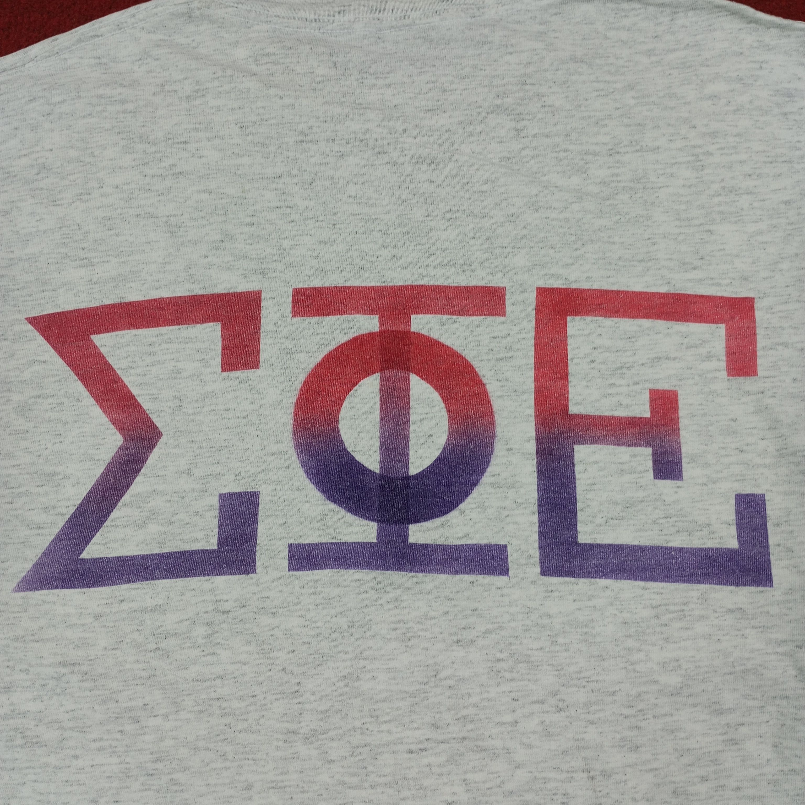 Vintage Greek Sigma Phi Epsilon Long Sleeve Tshirt Size US XXL / EU 58 / 5 - 2 Thumbnail