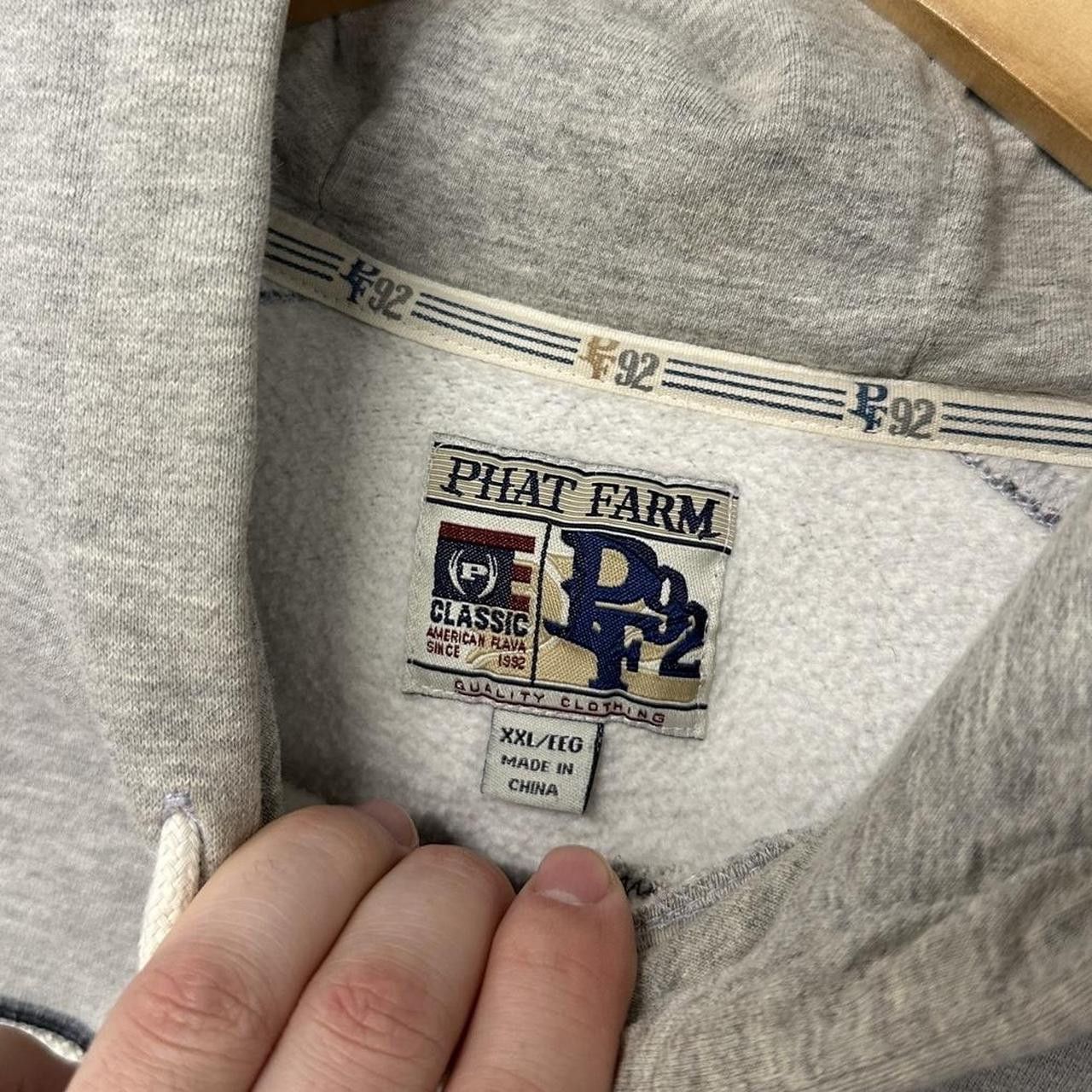 Phat Farm RARE Y2K Phat Farm Embroidered Crazy Hoodie Sweatshirt XXL Size US XXL / EU 58 / 5 - 3 Thumbnail