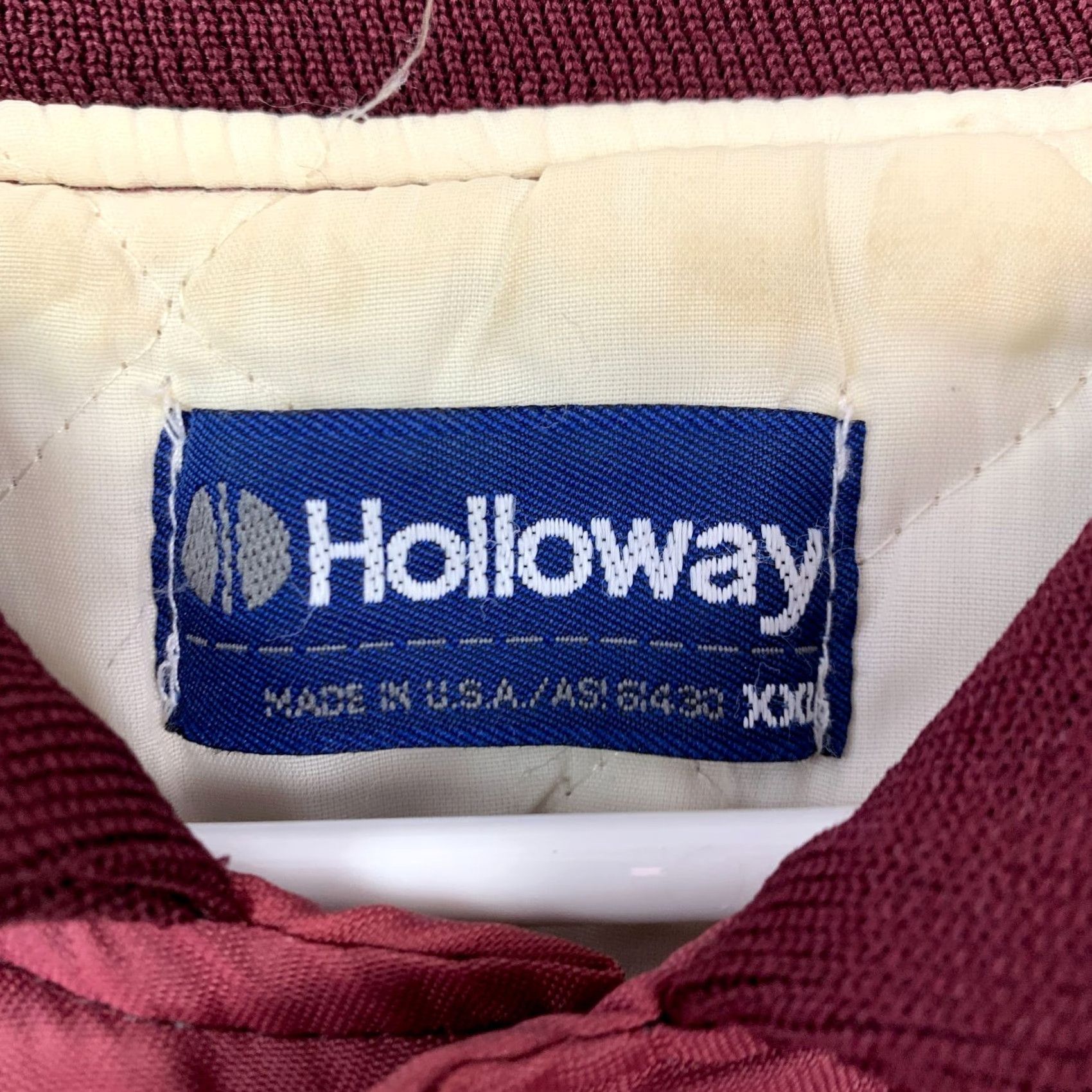 Holloway Vintage Holloway Satin Bomber Jacket Mens XXL Red Embroidered Logo Casual Long Sleeve Adjustable Buttons 80s 90s Racing Riding Style Size US XXL / EU 58 / 5 - 5 Thumbnail