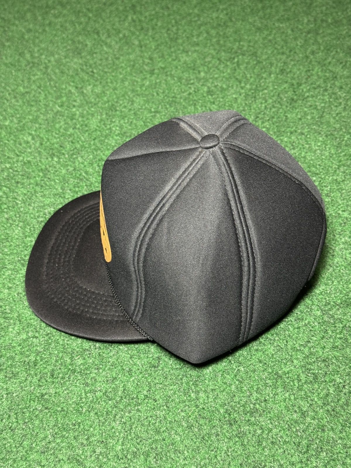 Vintage Rogers Vintage Black Trucker Foam 90s Double Snapback Hat Size ONE SIZE - 4 Thumbnail