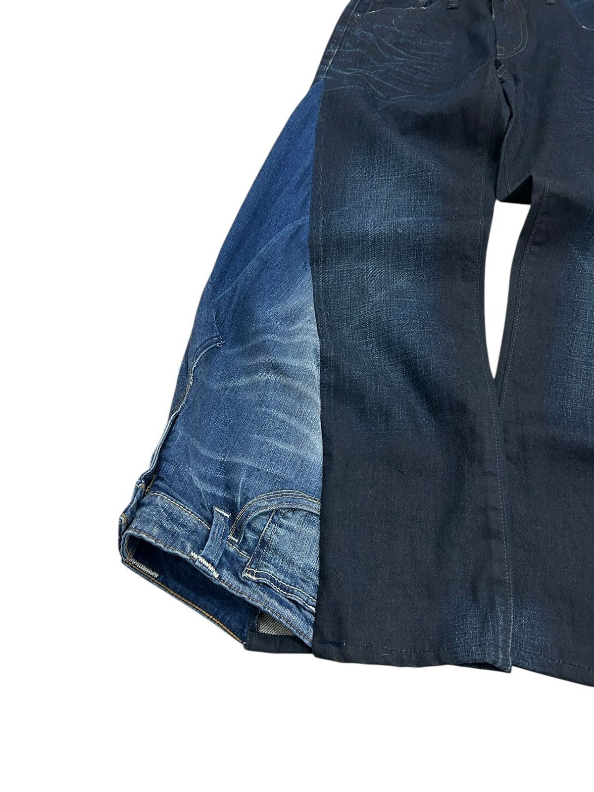 Levi's Y2k Levis Rework Upcycled Wide Leg Jeans Size US 29 - 5 Thumbnail