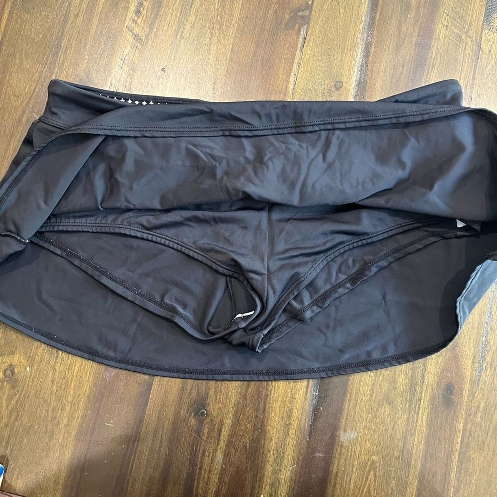 Nike Nike Black Swim Bottoms Skirt Skort - Size 12 Size ONE SIZE - 11 Thumbnail