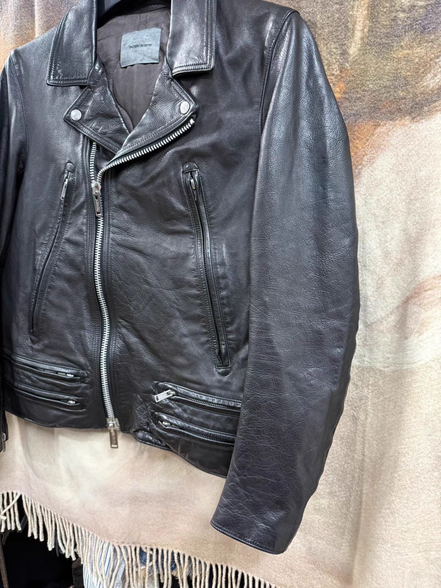 Undercover UNDERCOVER 13AW Bone Leather Jacket K20 Size US M / EU 48-50 / 2 - 5 Thumbnail