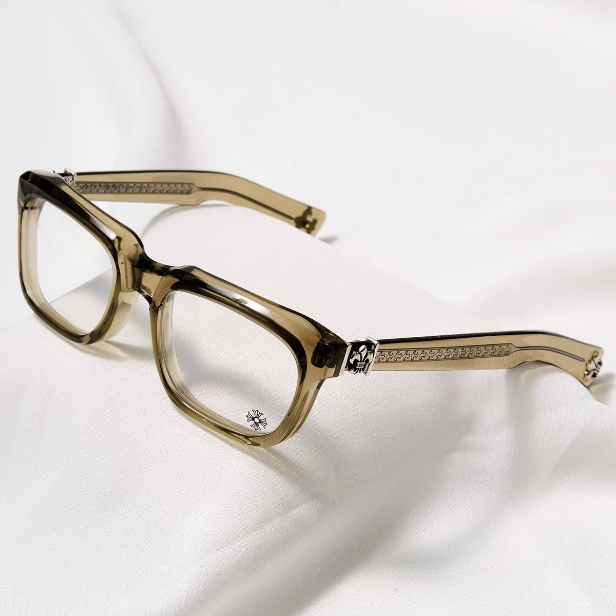 Chrome Hearts CHROME HEARTS SEE YOU IN TEA ARMY GLASSES Size ONE SIZE - 2 Thumbnail