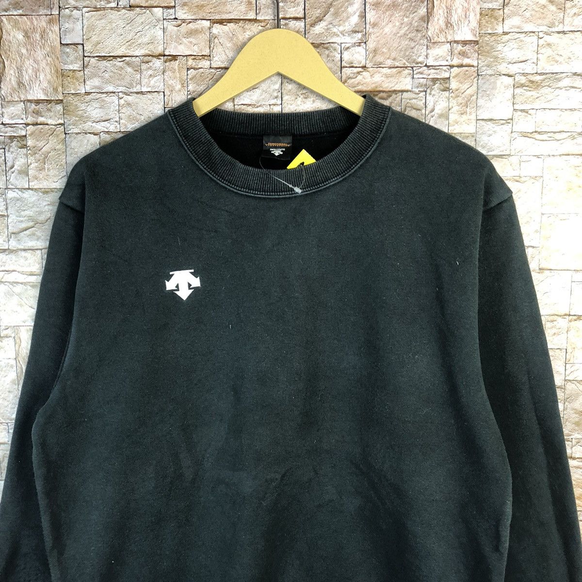 Descente × Vintage Descente vintage Black Sweatshirt #A527 Size US M / EU 48-50 / 2 - 5 Thumbnail