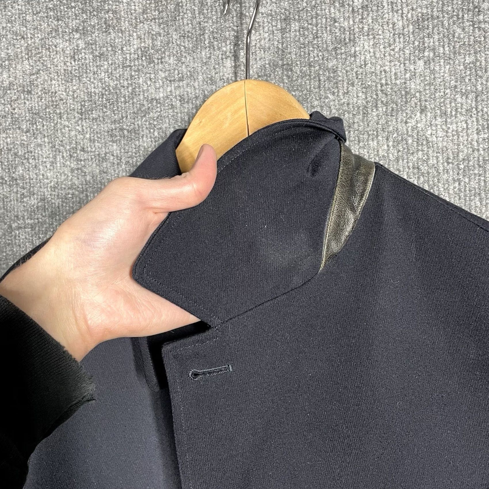 Billy Reid Billy Reid Wool Jacket Mens L Black Italy Gabardine Overcoat Wool Topcoat Bond Casual Fall Winter VenIage? Size US L / EU 52-54 / 3 - 5 Thumbnail