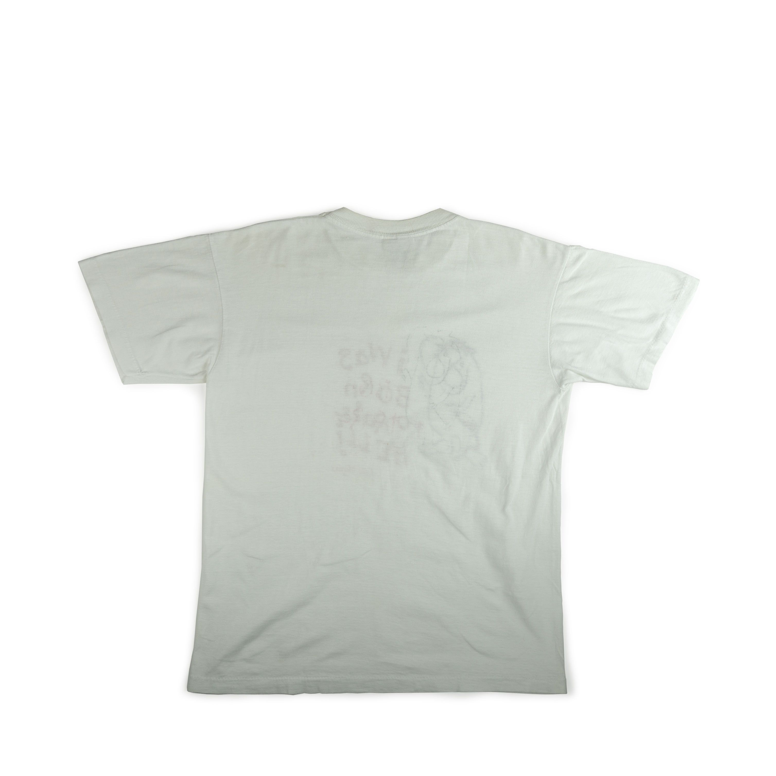 Vintage Vintage 1990's I Was Born To Raise Hell Tee Shirt Size US L / EU 52-54 / 3 - 2 Thumbnail
