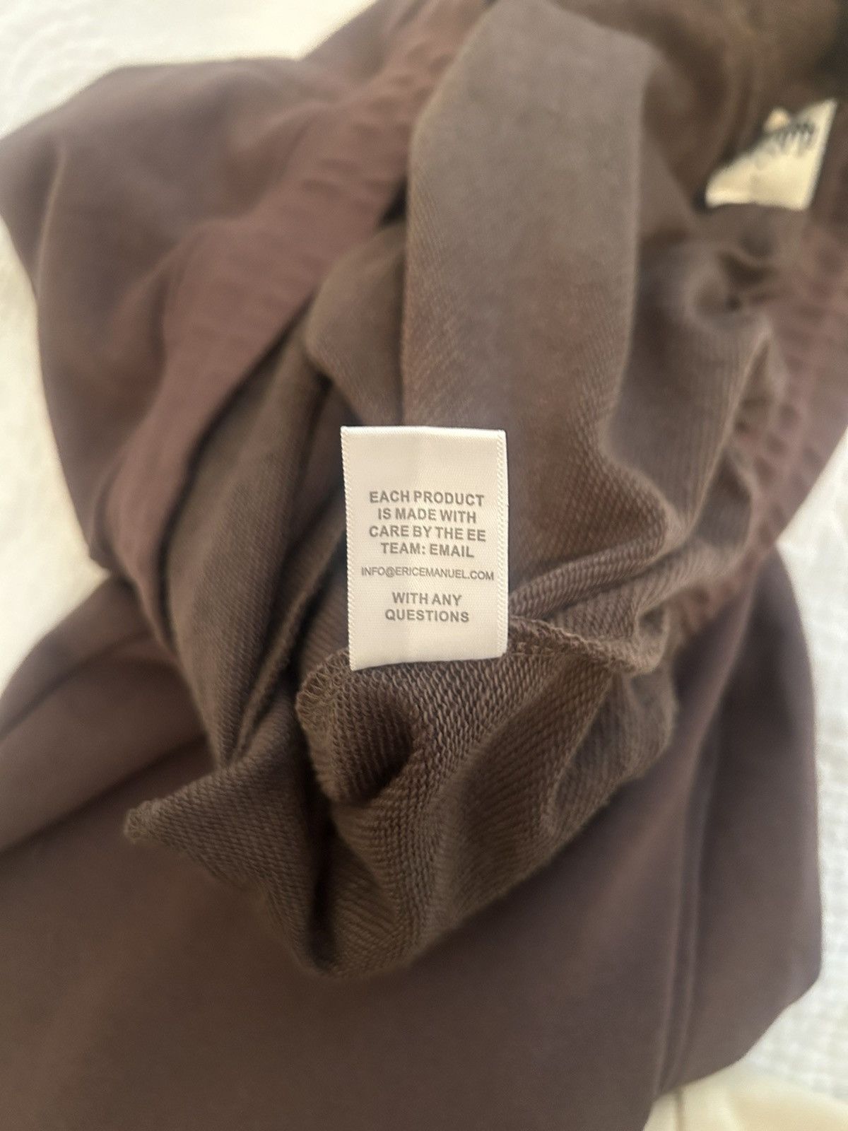 Eric Emanuel Eric Emanuel “Flame Sweatpants” brown large Size US 32 / EU 48 - 7 Thumbnail