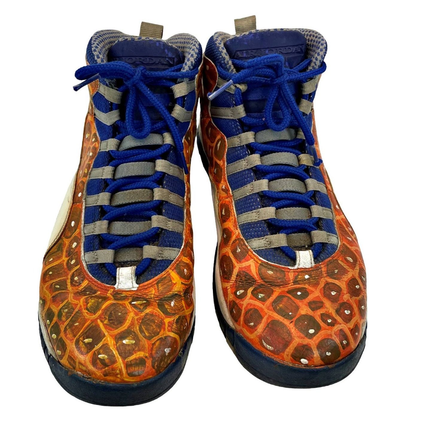 Nike Nike Air Jordan X 10 Retro TXT 487214 CUSTOM PAINT UF Gator Size US 11.5 / EU 44-45 - 2 Thumbnail