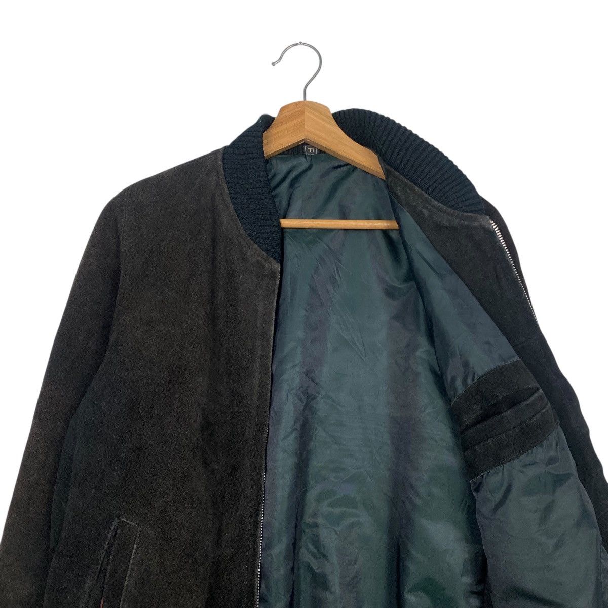 Leather Vintage suede leather bomber jacket Size US L / EU 52-54 / 3 - 10 Thumbnail