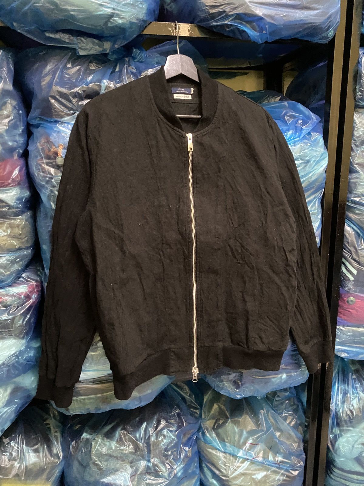 URBAN RESEARCH DOORS Urban Research Japan Black Bomber Minimalist Streetwear Size US M / EU 48-50 / 2 - 5 Thumbnail
