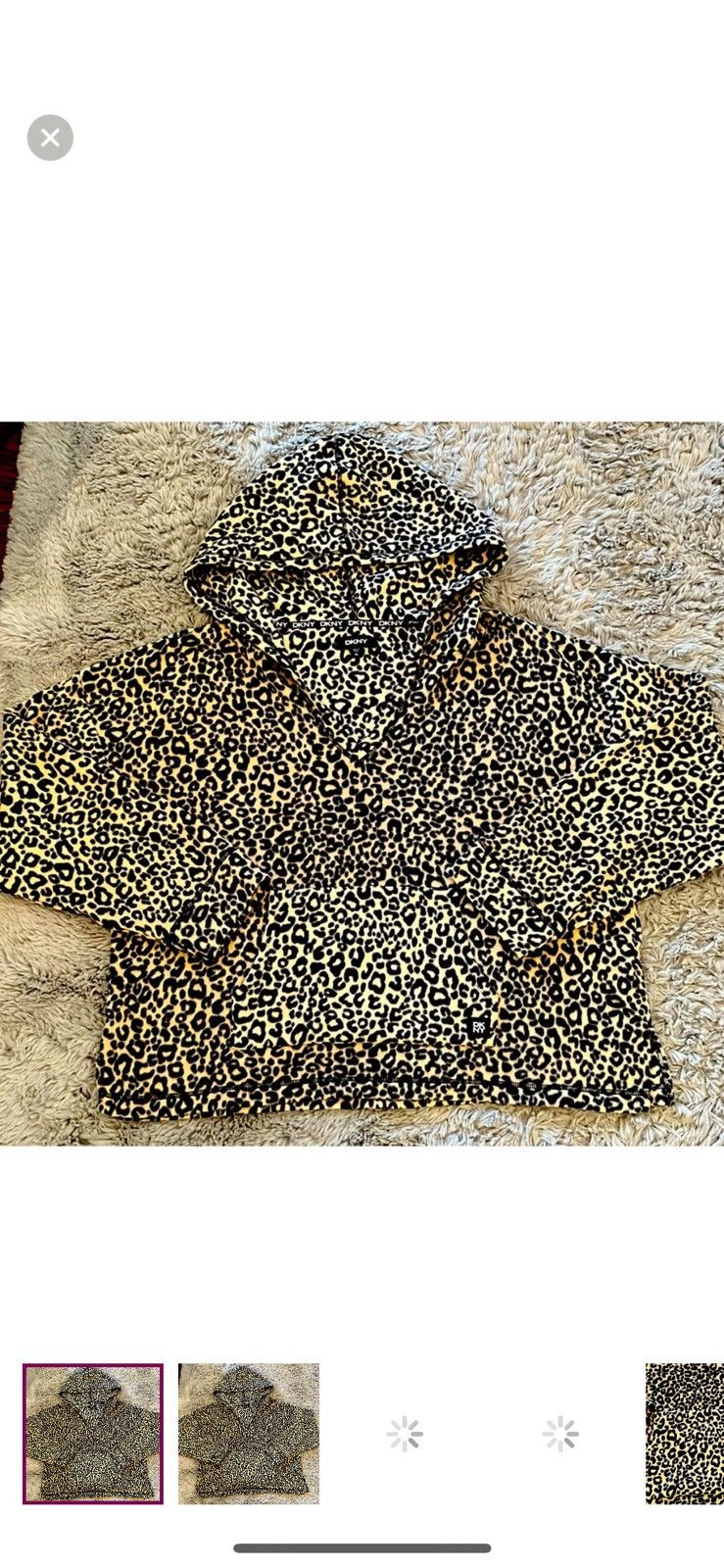 DKNY DKNY CHEETAH HOODIE Size XL / US 12-14 / IT 48-50 - 1 Thumbnail