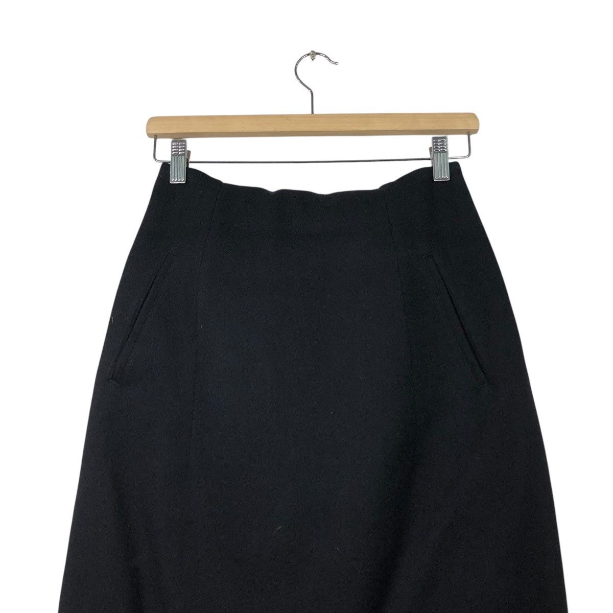 Yohji Yamamoto 🔥VINTAGE WOOL SKIRT Y’S YOHJI YAMAMOTO BELT Size 26" / US 2 / IT 38 - 10 Thumbnail