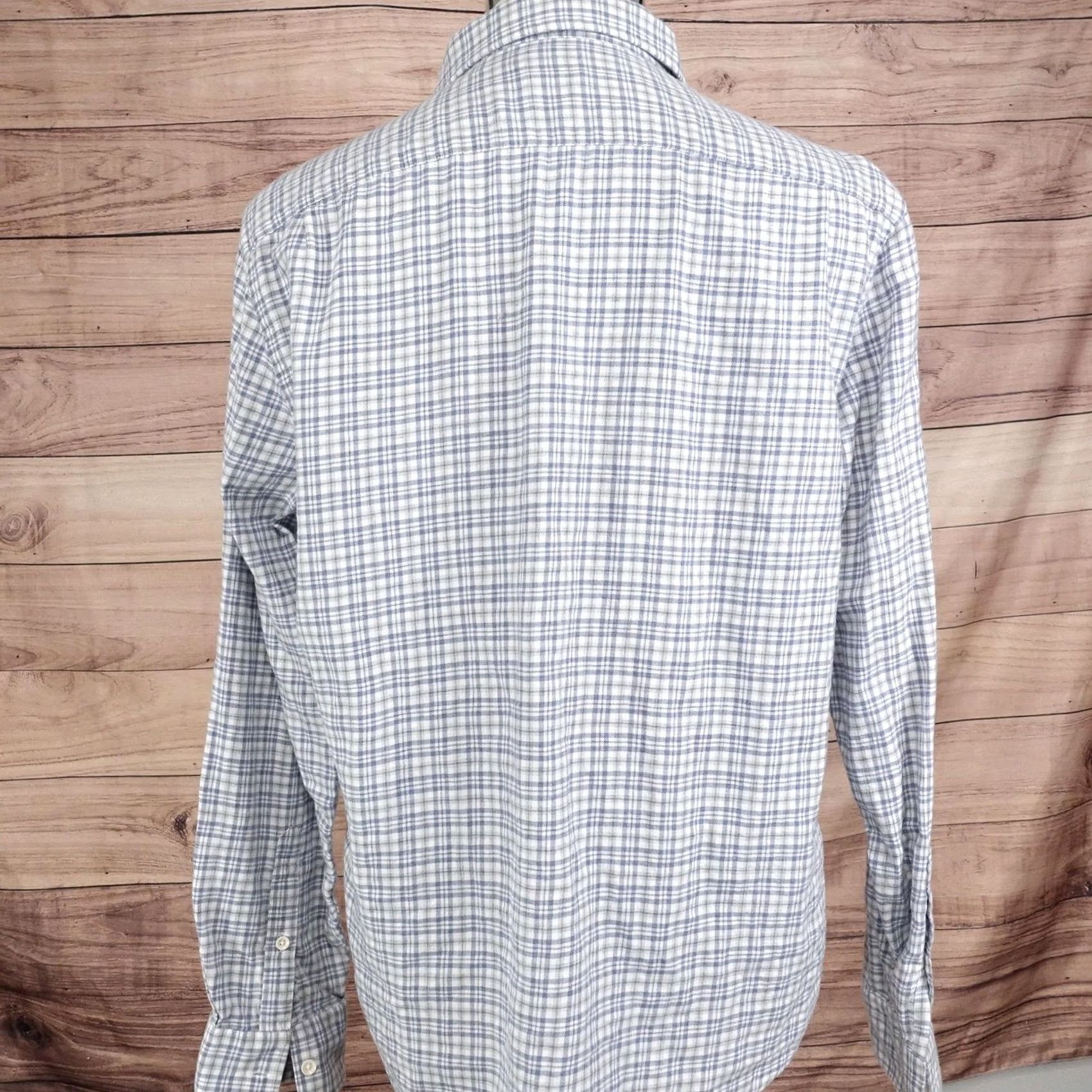Faherty Faherty Shirt Mens L White Plaid Long Sleeve Button Up Cotton Flannel Casual Size US L / EU 52-54 / 3 - 5 Thumbnail