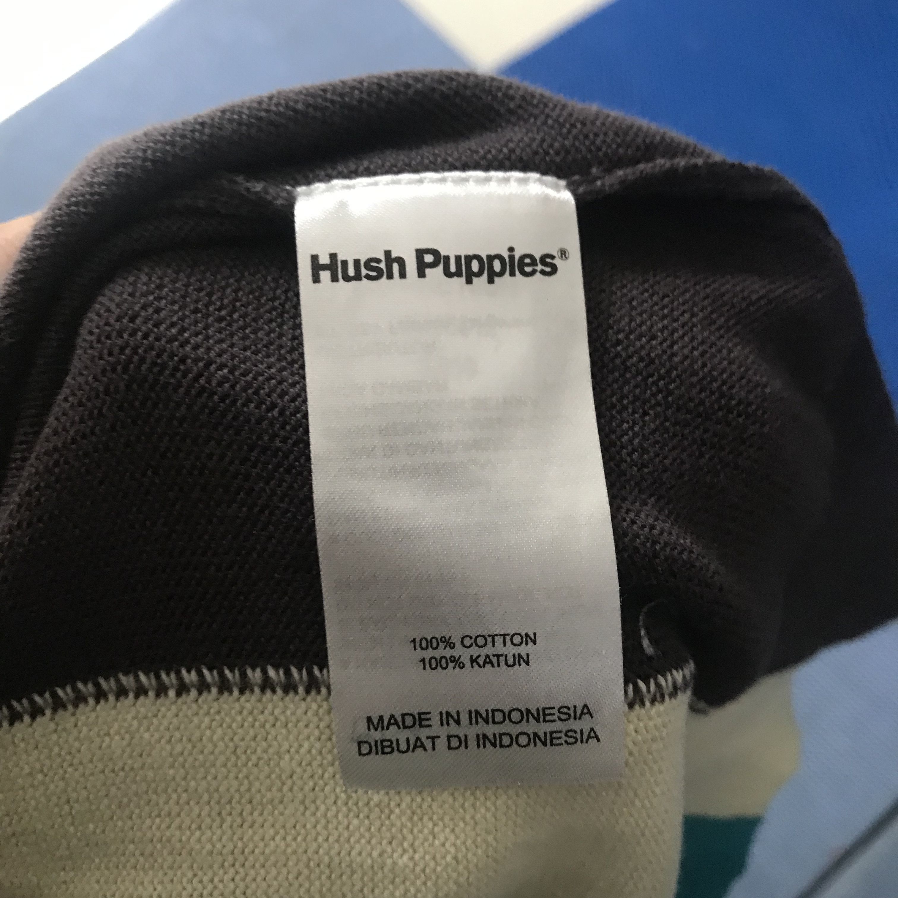 Hush Puppies Hush Puppies Knitwear Blue and Black Grey stripes Size US M / EU 48-50 / 2 - 6 Thumbnail