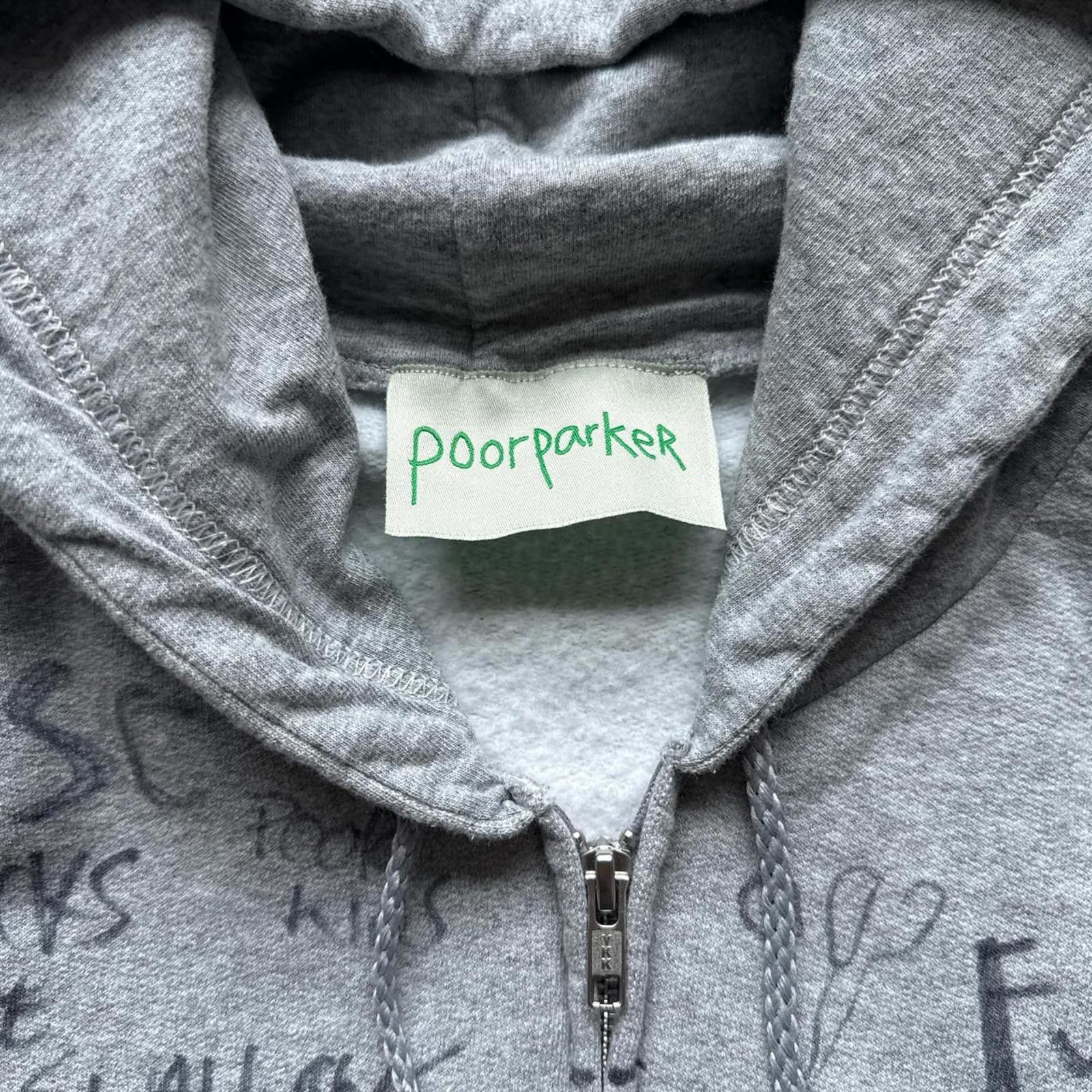 Packer Shoes Poor Parker Hoodie Jacket With Hand Written Graffiti Design Size US XL / EU 56 / 4 - 7 Thumbnail