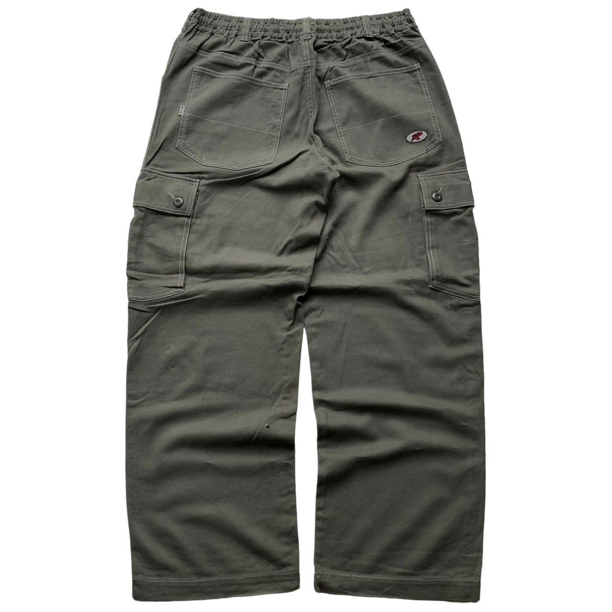 image of Alien Workshop x Jnco Vintage Raton Laveour Loose Wide Cargo Pants Size 34-36 in Olive Green, Men's