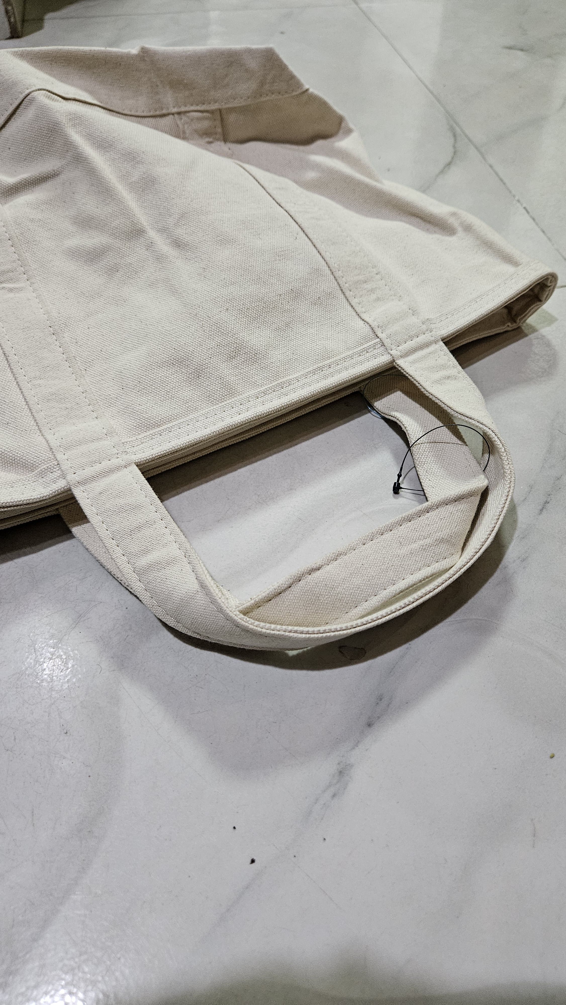 Polo Ralph Lauren NWOT Polo Ralph Lauren Coffee Canvas Tote Bag Neutral Size 26 - 7 Thumbnail