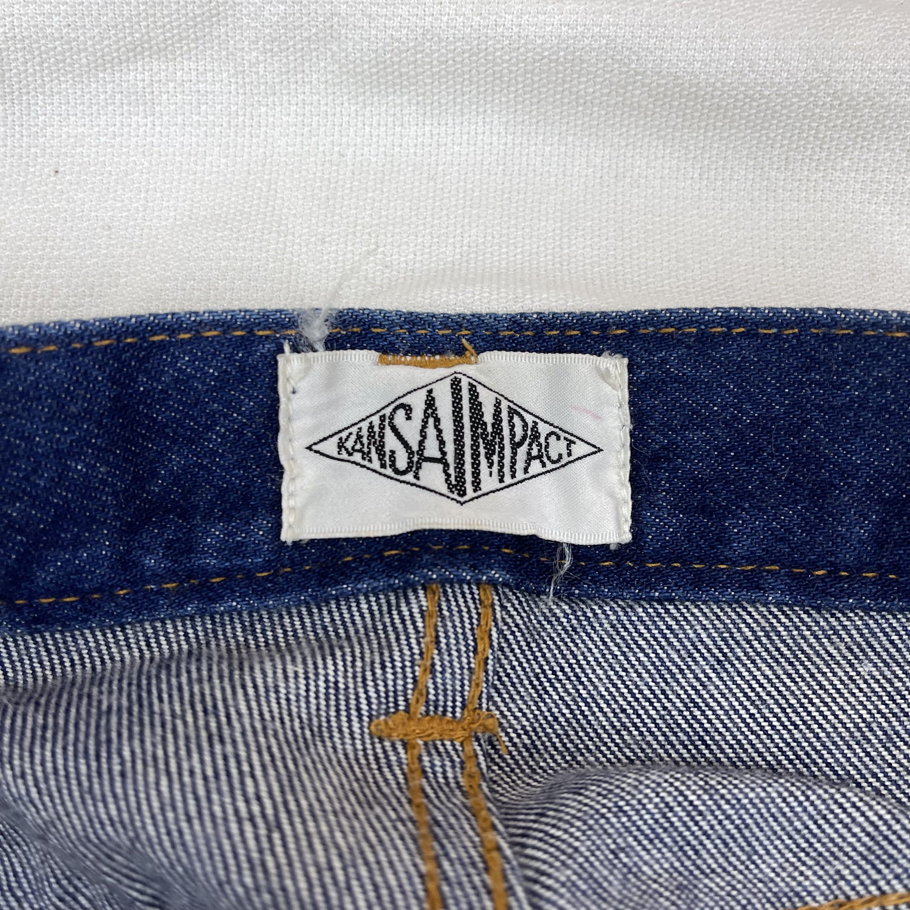 Kansai Yamamoto KANSAI IMPACT Denim Jeans Rare Design #1152/AO Size US 31 - 11 Thumbnail