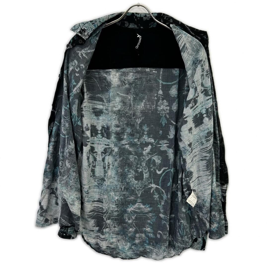 Ground Y Yohji Yamamoto Printed Shirt Size US L / EU 52-54 / 3 - 3 Thumbnail