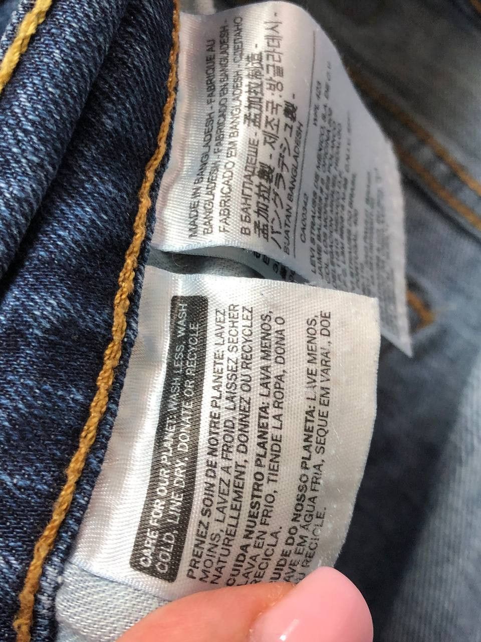 Levi's 80s Vintage Levi's Men's 514 Button Fly Blue Denim Jeans Size US 34 / EU 50 - 2 Thumbnail
