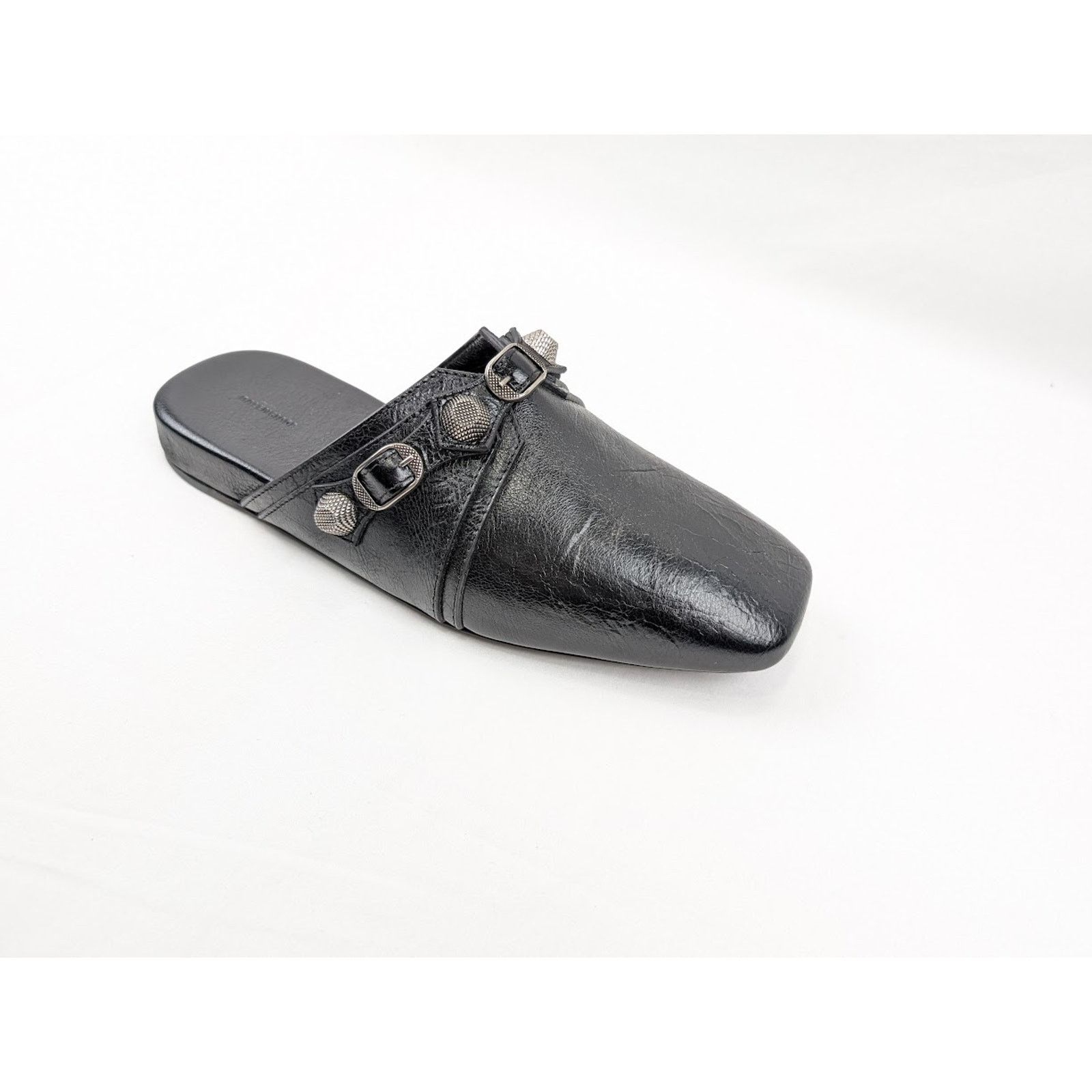 Balenciaga o1rshd1 Q:2 / Cosy Cagole F005 Arena Mules in Black/Aged Size US 13 / EU 46 - 2 Thumbnail
