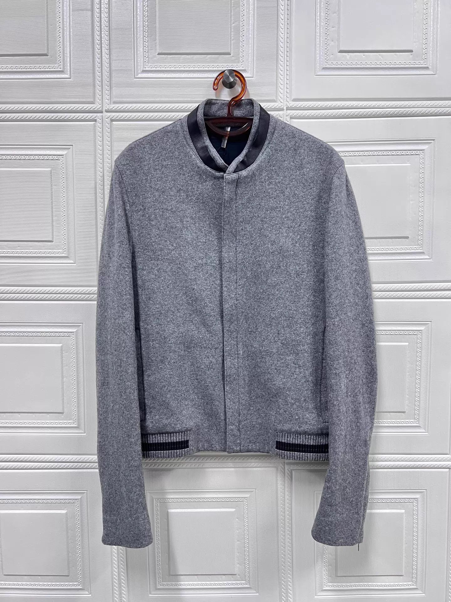 Dior Dior Sleeve Zip Wool Leather Casual Jacket 46 Size US S / EU 44-46 / 1 - 1 Thumbnail