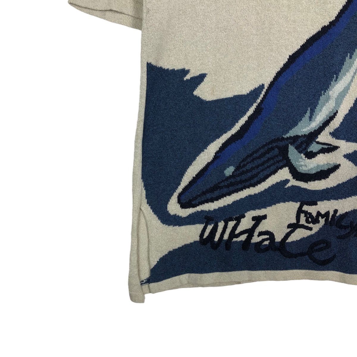 Japanese Brand 🔥90’s Vintage Knit Sweatshirt Short Sleeve Whale Big Logo Size US M / EU 48-50 / 2 - 4 Thumbnail