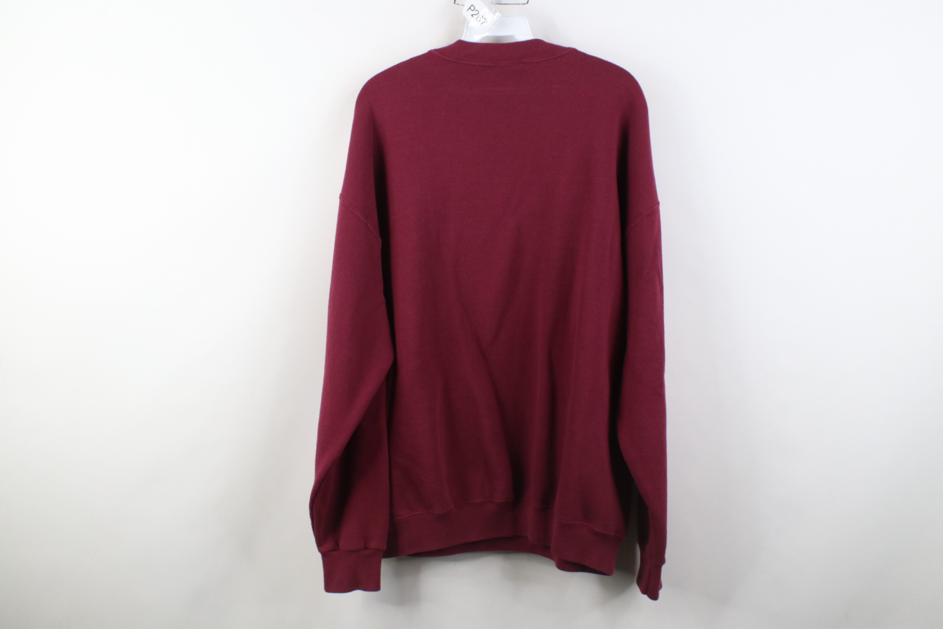 Vintage Vintage 90s USA Olympics Crewneck Sweatshirt Burgundy USA Size US XL / EU 56 / 4 - 11 Thumbnail