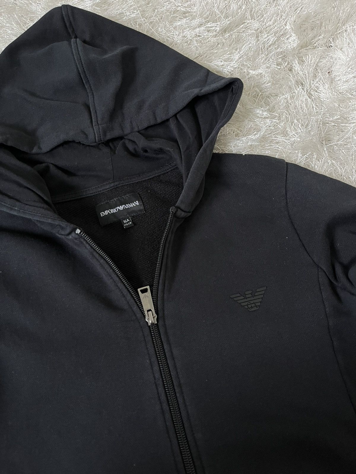 Emporio Armani Full zip women black Size S / US 4 / IT 40 - 4 Thumbnail