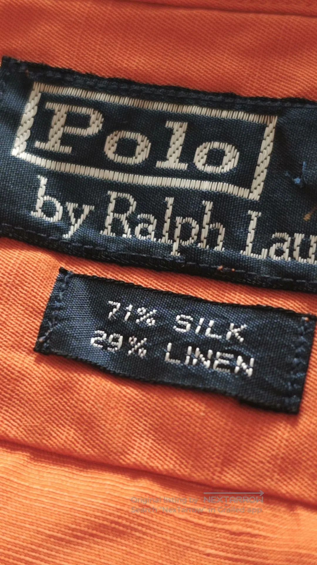 Polo Ralph Lauren Ralph Lauren Polo Silk Linen Cuban Collar Shirt. Size US M / EU 48-50 / 2 - 8 Thumbnail