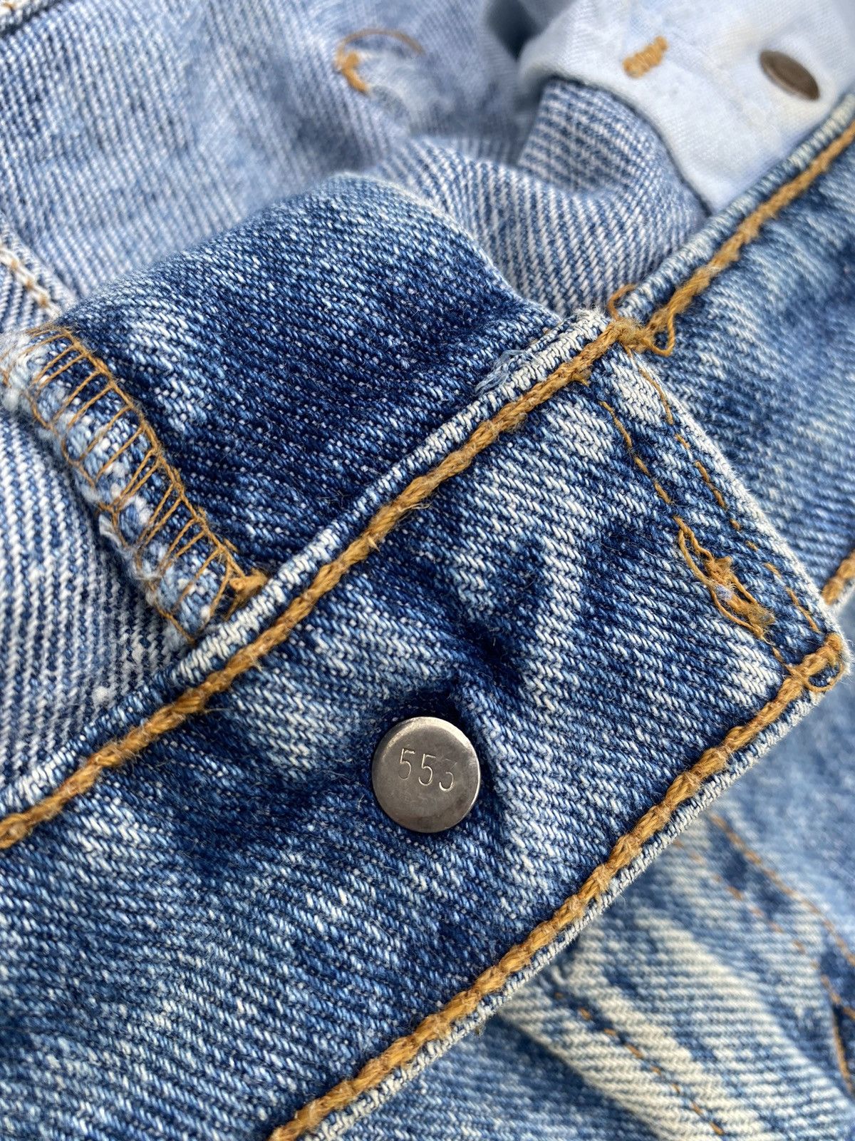 Levi's × Vintage Vintage Levis 505 Single R Straight Cutting Size US 36 / EU 52 - 5 Thumbnail