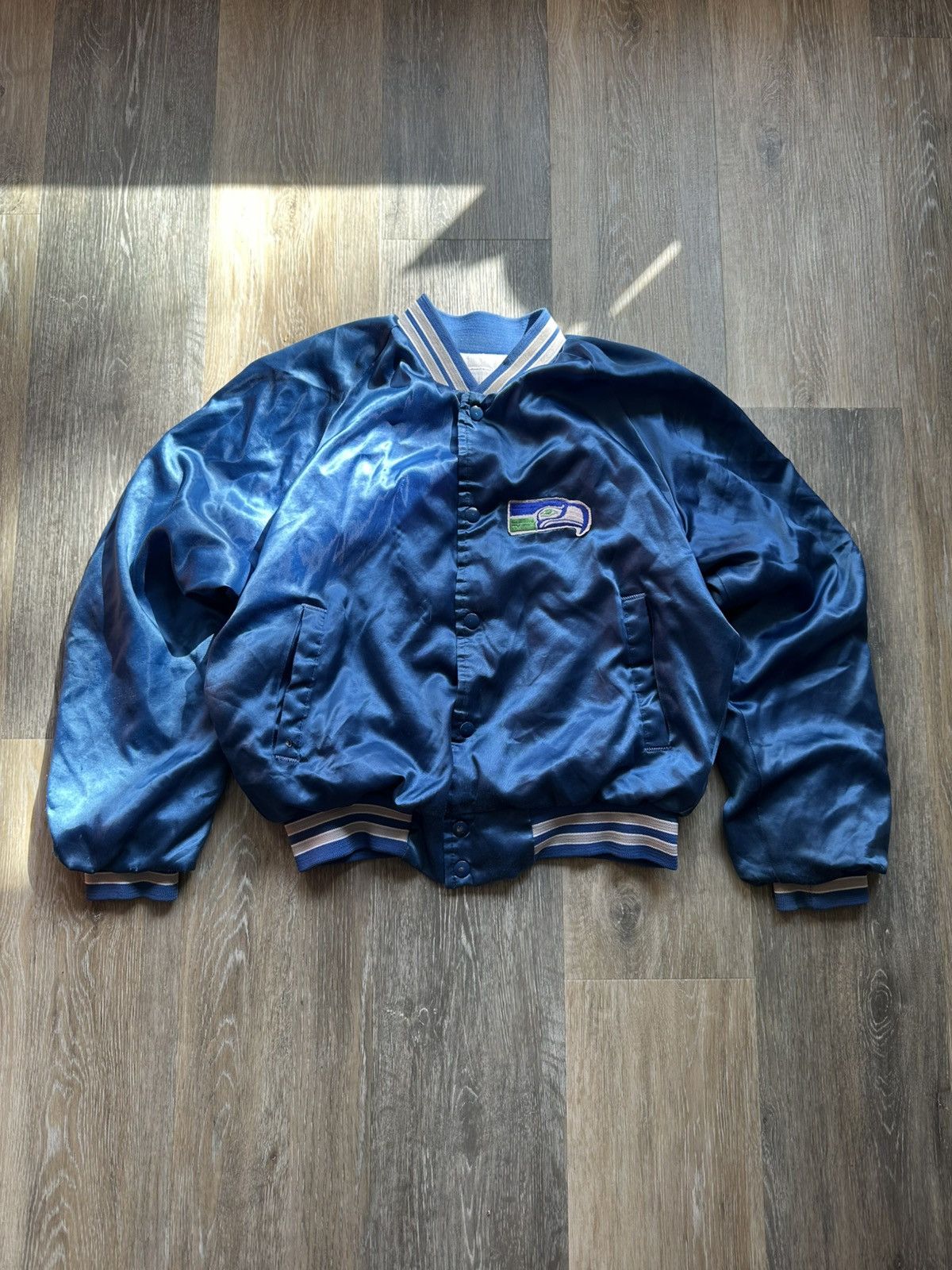 Vintage Seattle Seahawks Starter Bomber Jacket