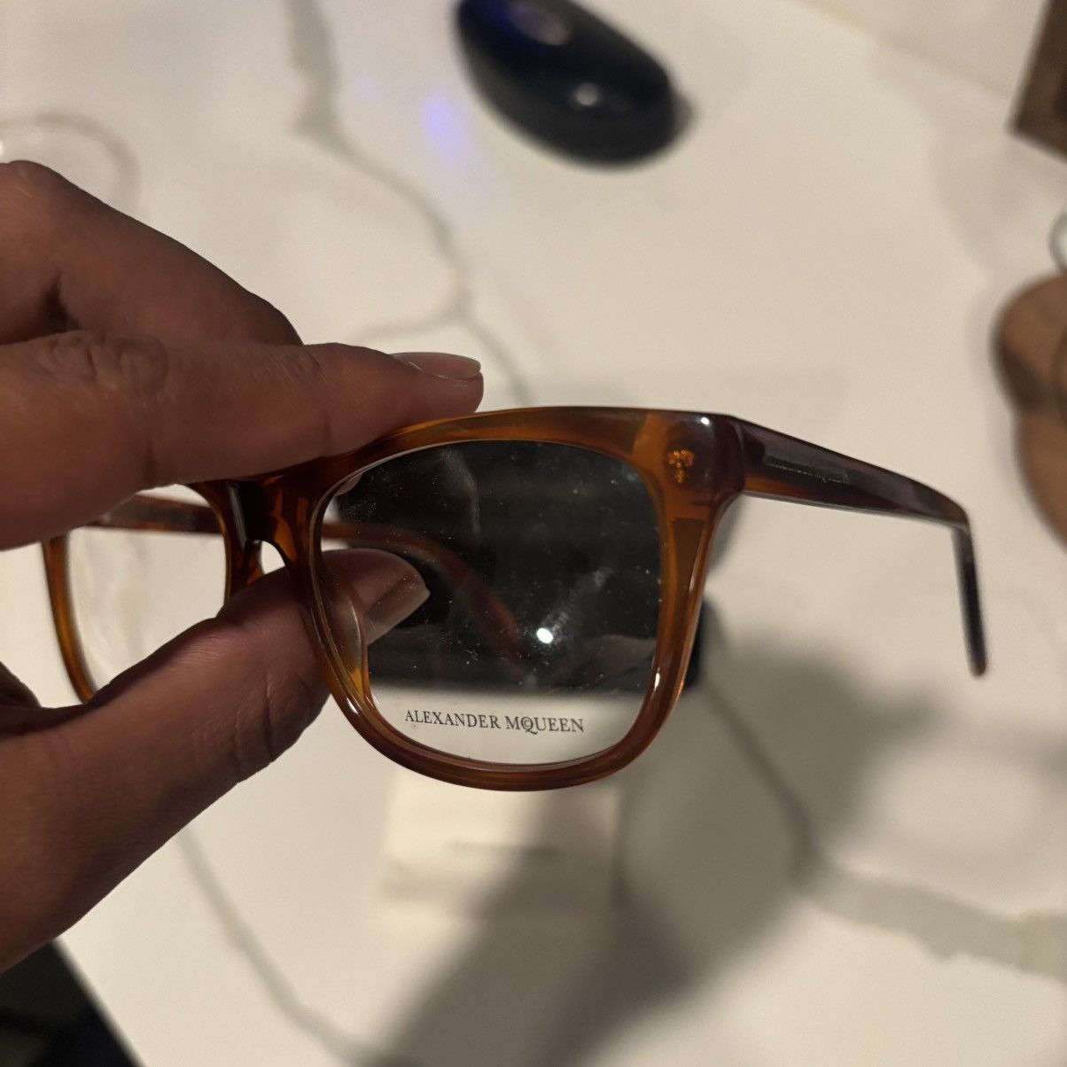 Alexander McQueen Alexander Mqueen Eye Glasses Size ONE SIZE - 4 Thumbnail