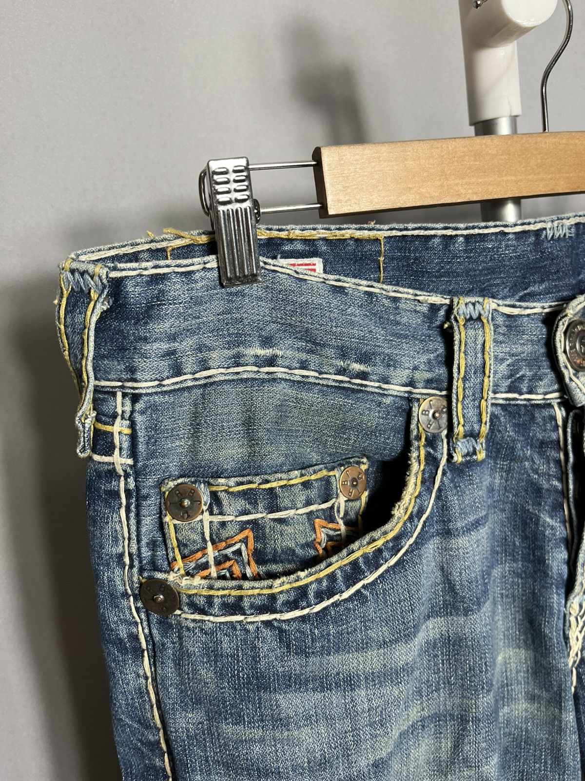 True Religion True Religion geno super t jeans denim mens vintage blue Size US 32 / EU 48 - 3 Thumbnail