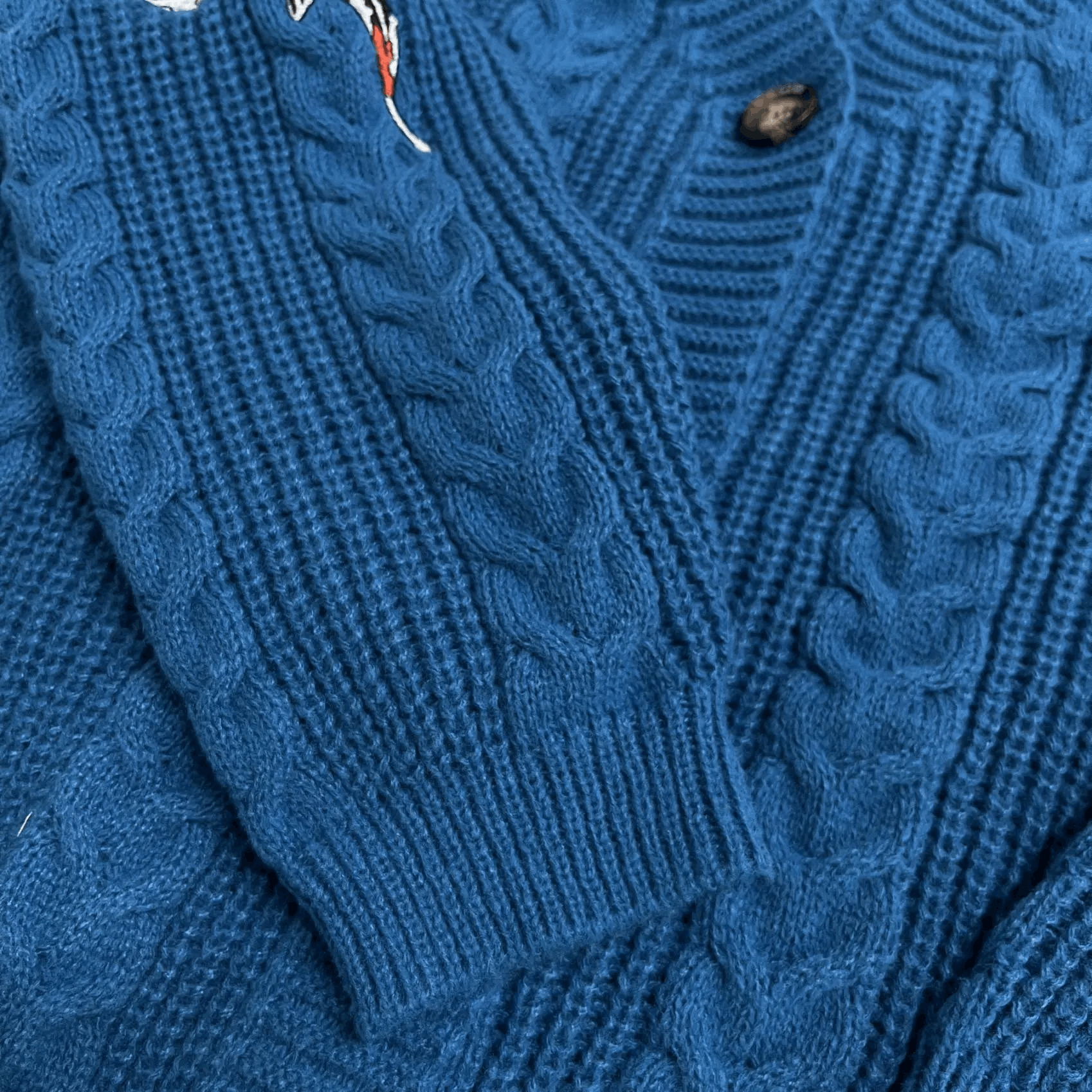 Vintage Women Cardigan Vintage Style Sweater Winter Knitted Y2k Size M / US 6-8 / IT 42-44 - 4 Thumbnail